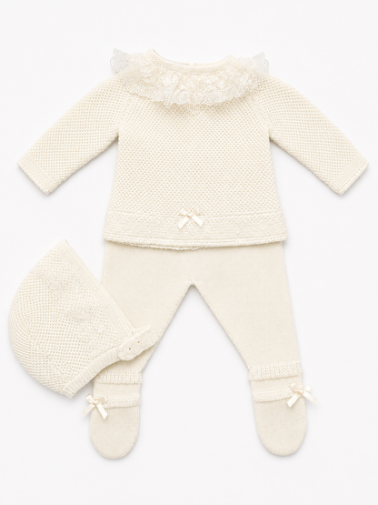 Knit Set 'Beatriz' White