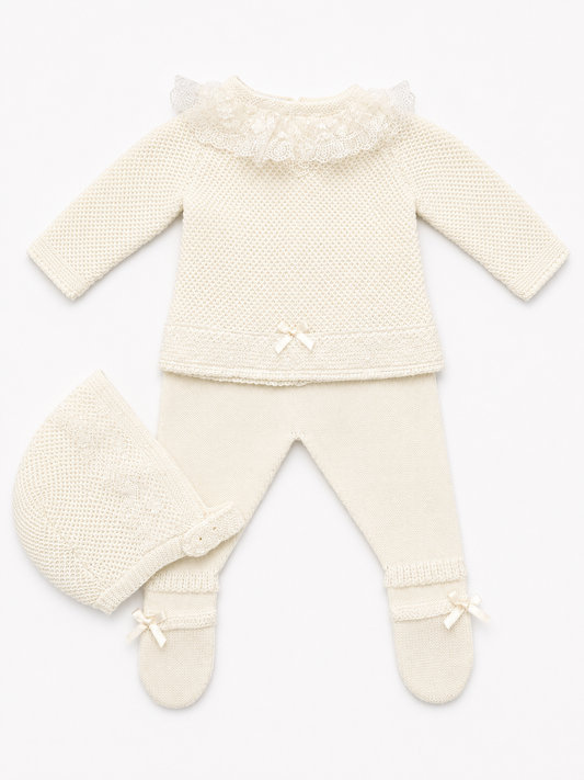 Knit Set 'Beatriz' White