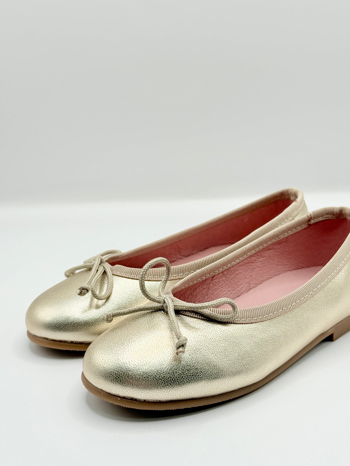 Ballet Flats Matte Gold