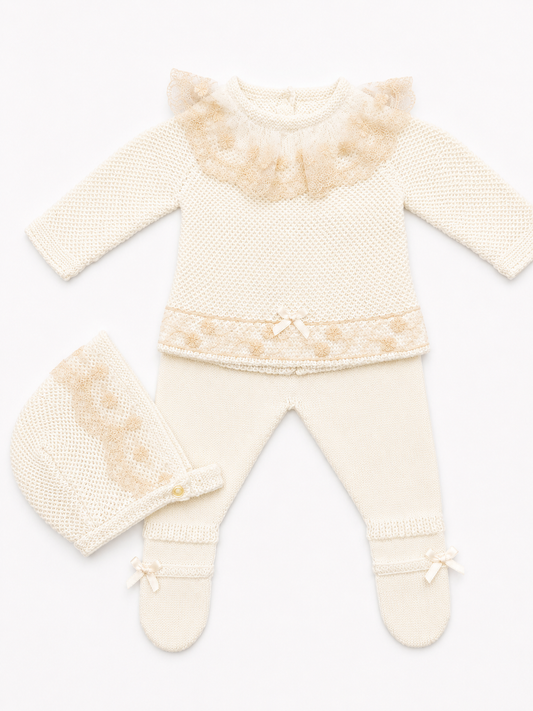 Knit Set 'Beatriz' Gold