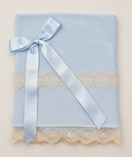 Blanket 'Picos' Blue