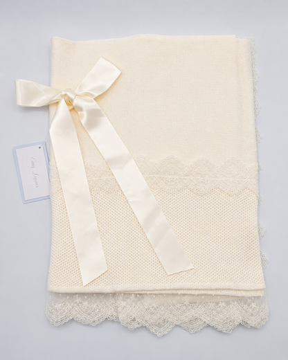 Blanket 'Picos' Beige