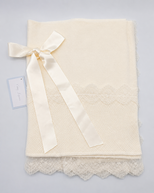 Blanket 'Picos' Beige