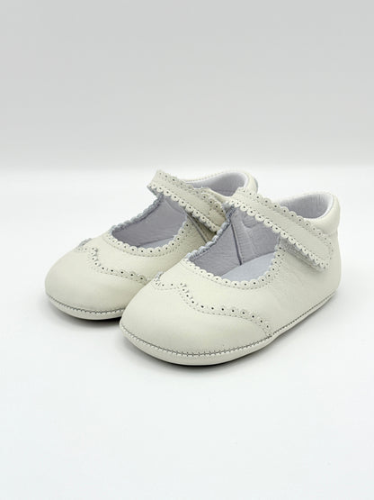 Crib Shoe Mary Jane Rubi Napa Ivory