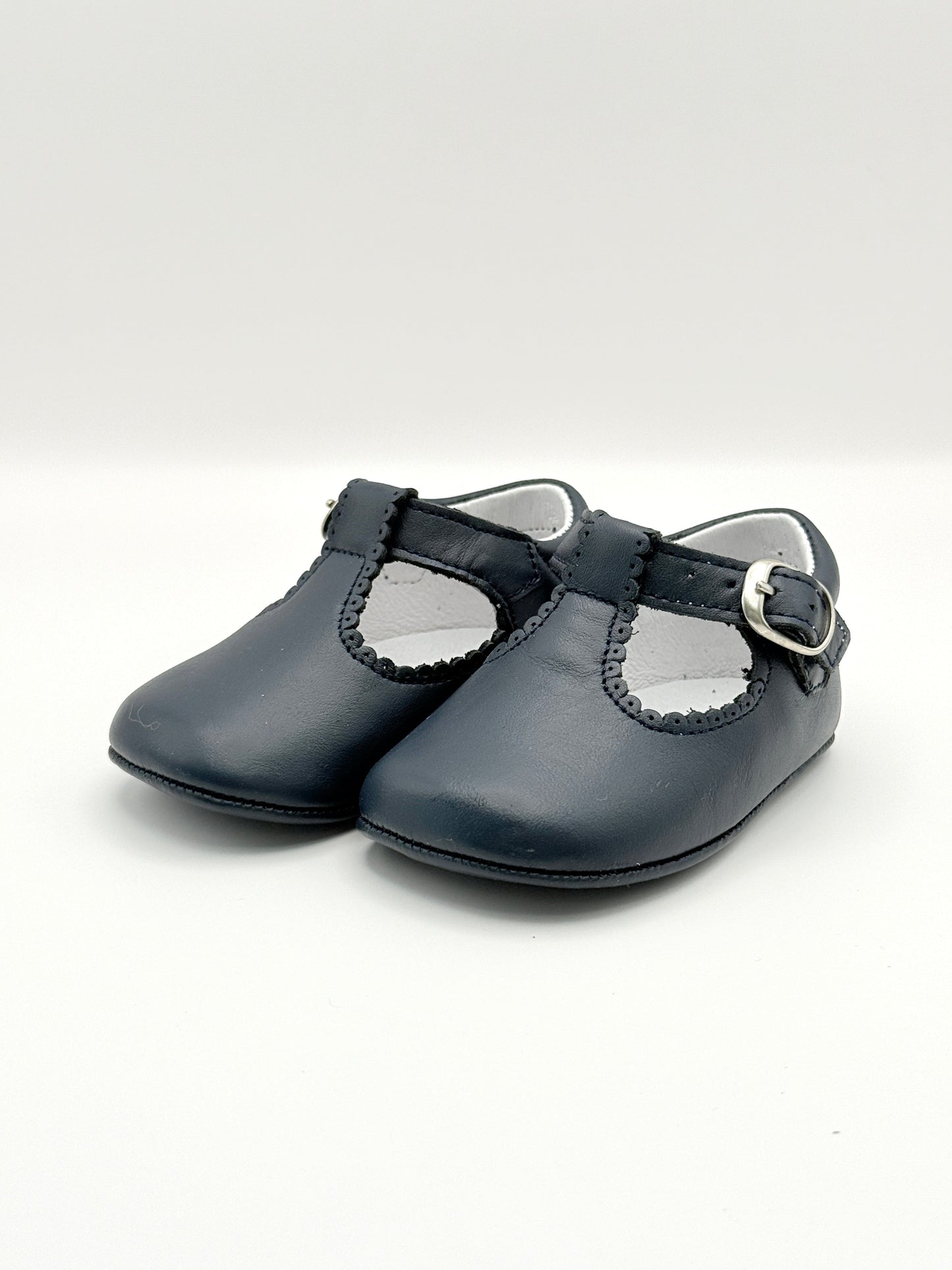 Crib Shoe T-Strap Napa Navy