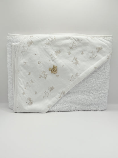 Hooded Towel XL Telma Beige
