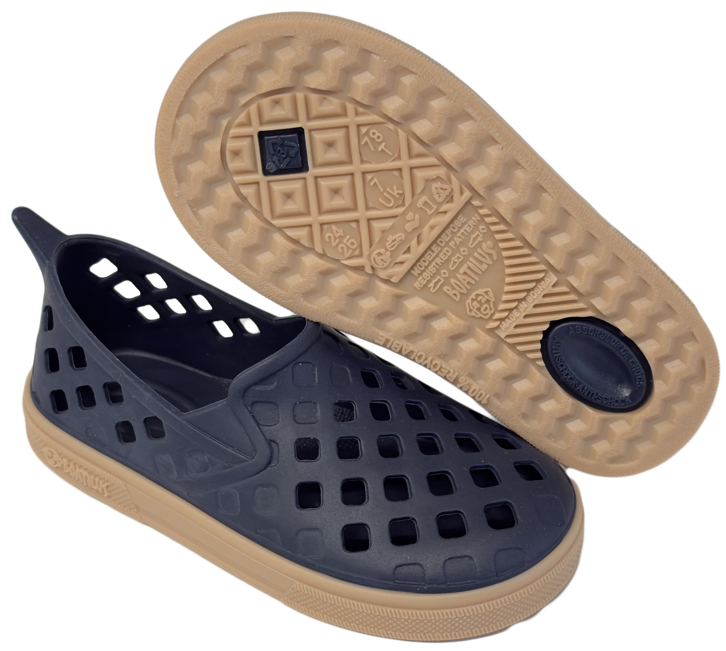 Boatilus Easy Veg Navy Rubber Jelly Sneaker
