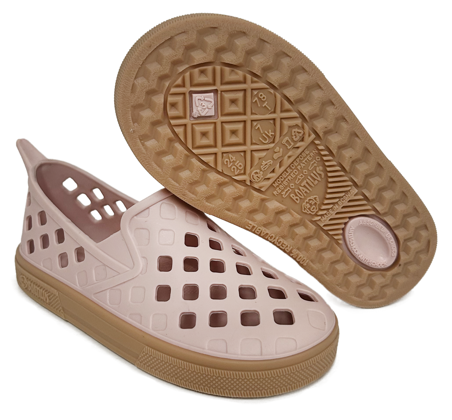 Boatilus Easy Veg Old Pink Rubber Jelly Sneaker