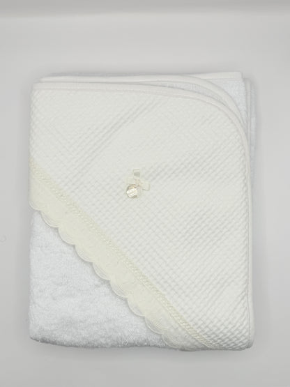 Hooded Towel XL Lucia Ivory