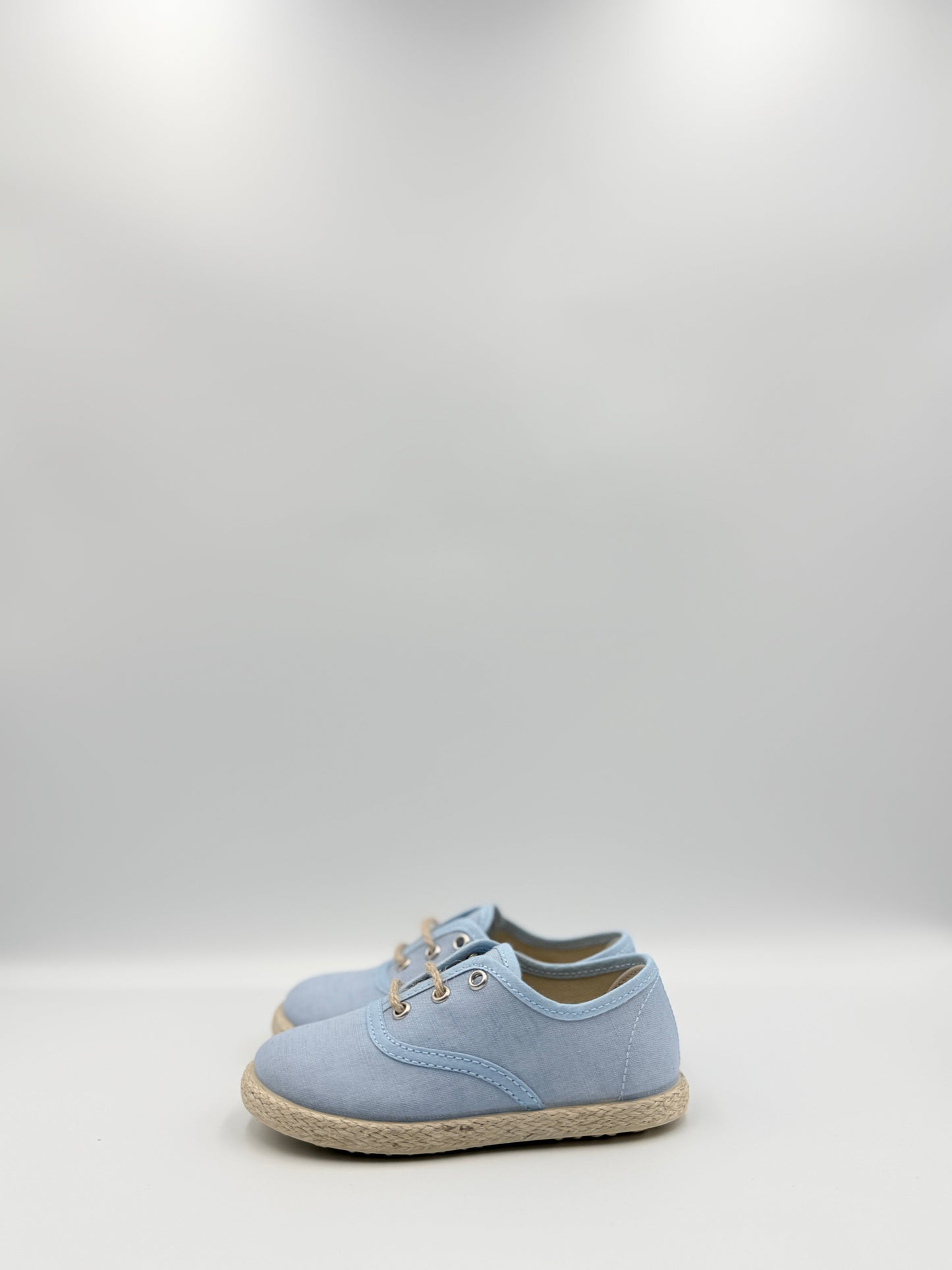 Lace-Up Sneakers 'Hugo' Jute Sky Blue