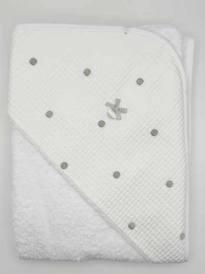 Hooded Towel XL Bopi Grey