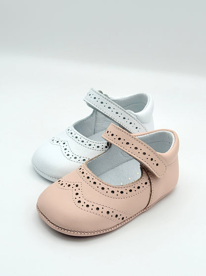 Crib Shoe Mary Jane Oxford Pink