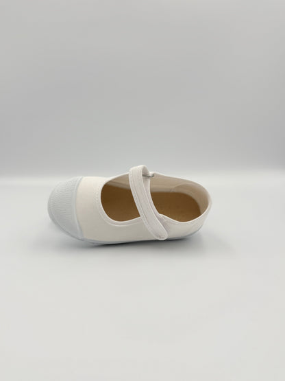 Mary Jane 'Cap Toe' White
