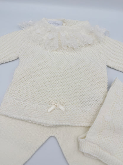 Knit Set 'Beatriz' White
