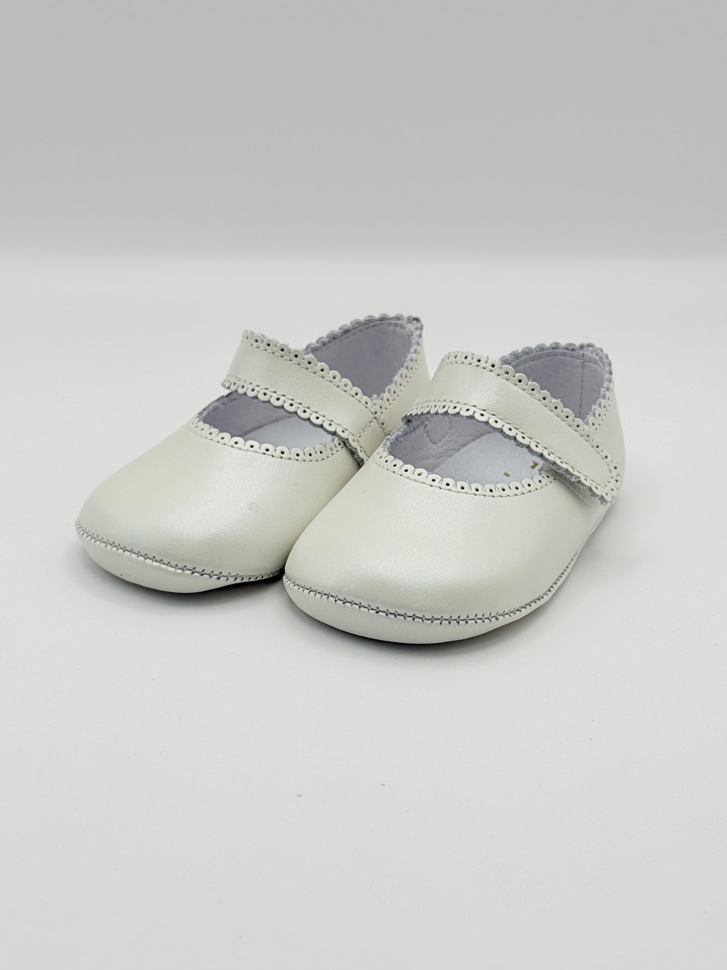 Crib Shoe Mary Jane Nacar Ivory