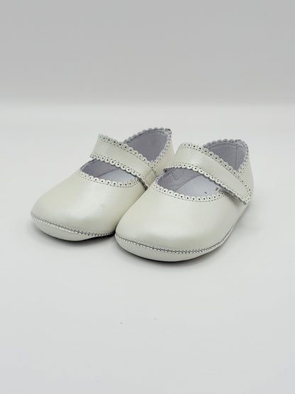 Crib Shoe Mary Jane Nacar Ivory