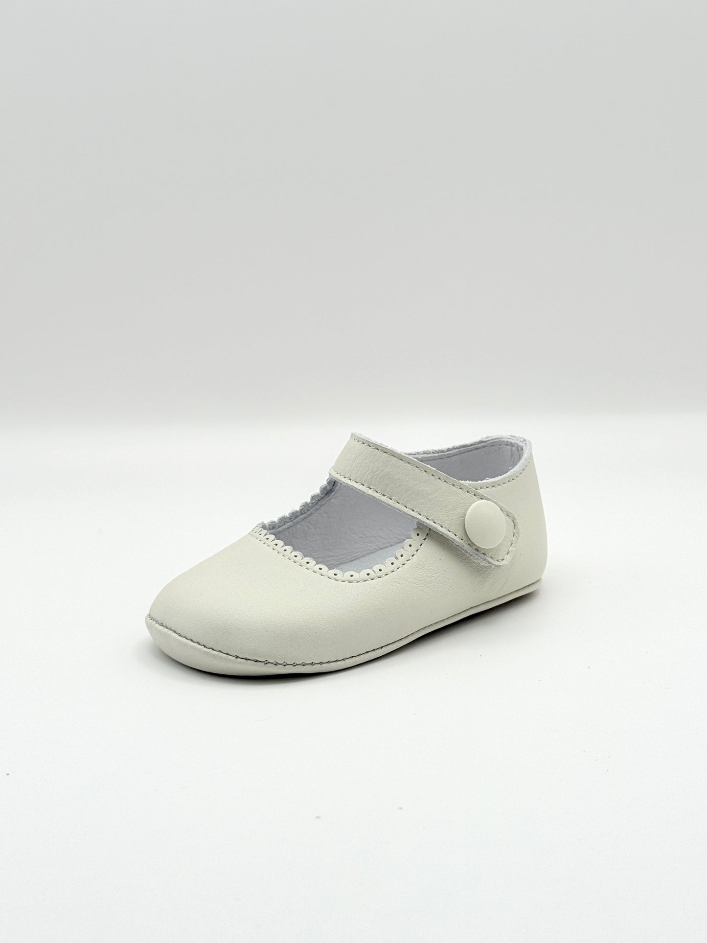Crib Shoe Mary Jane Button Porcelain