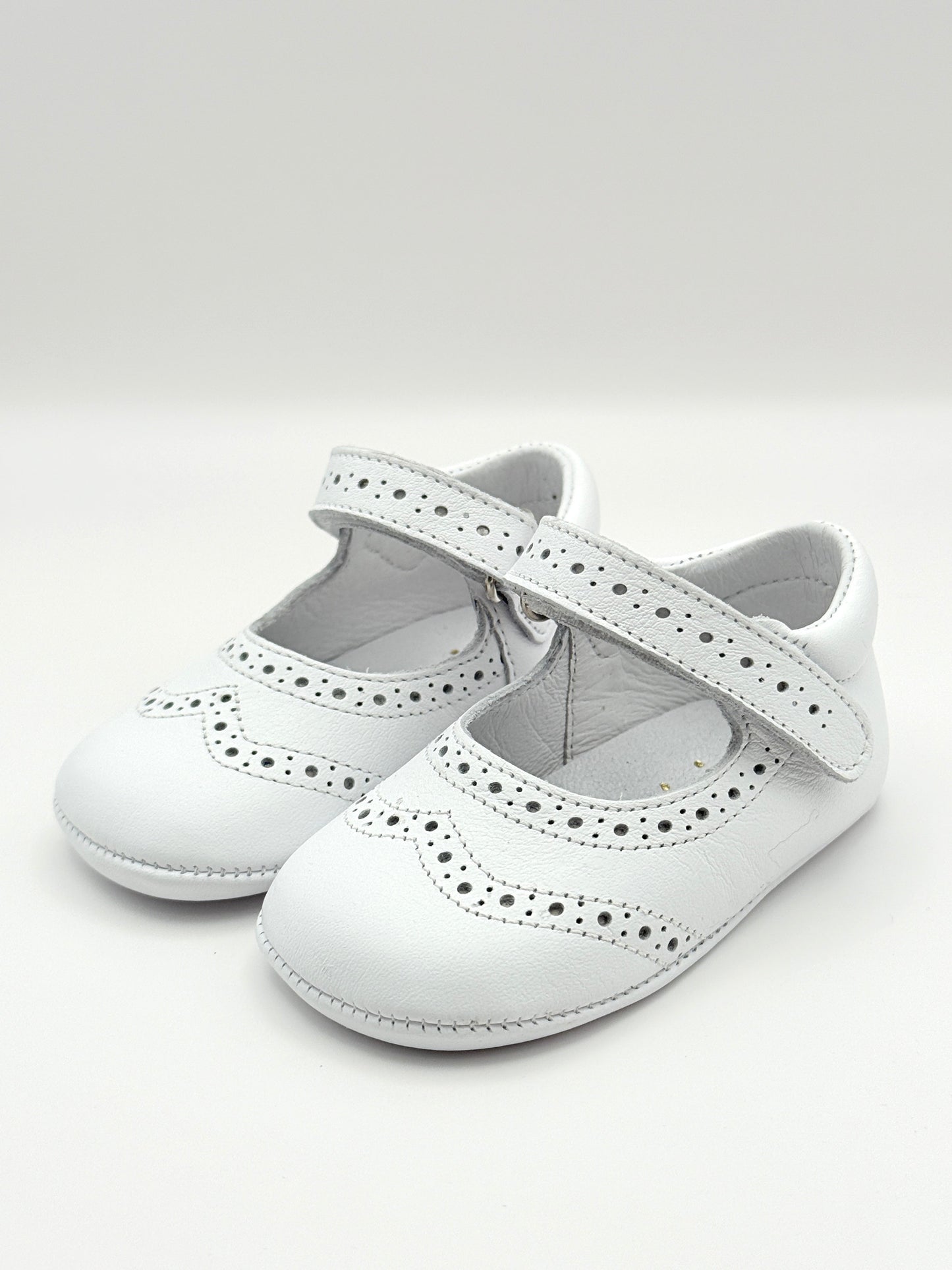 Crib Shoe Mary Jane Oxford White
