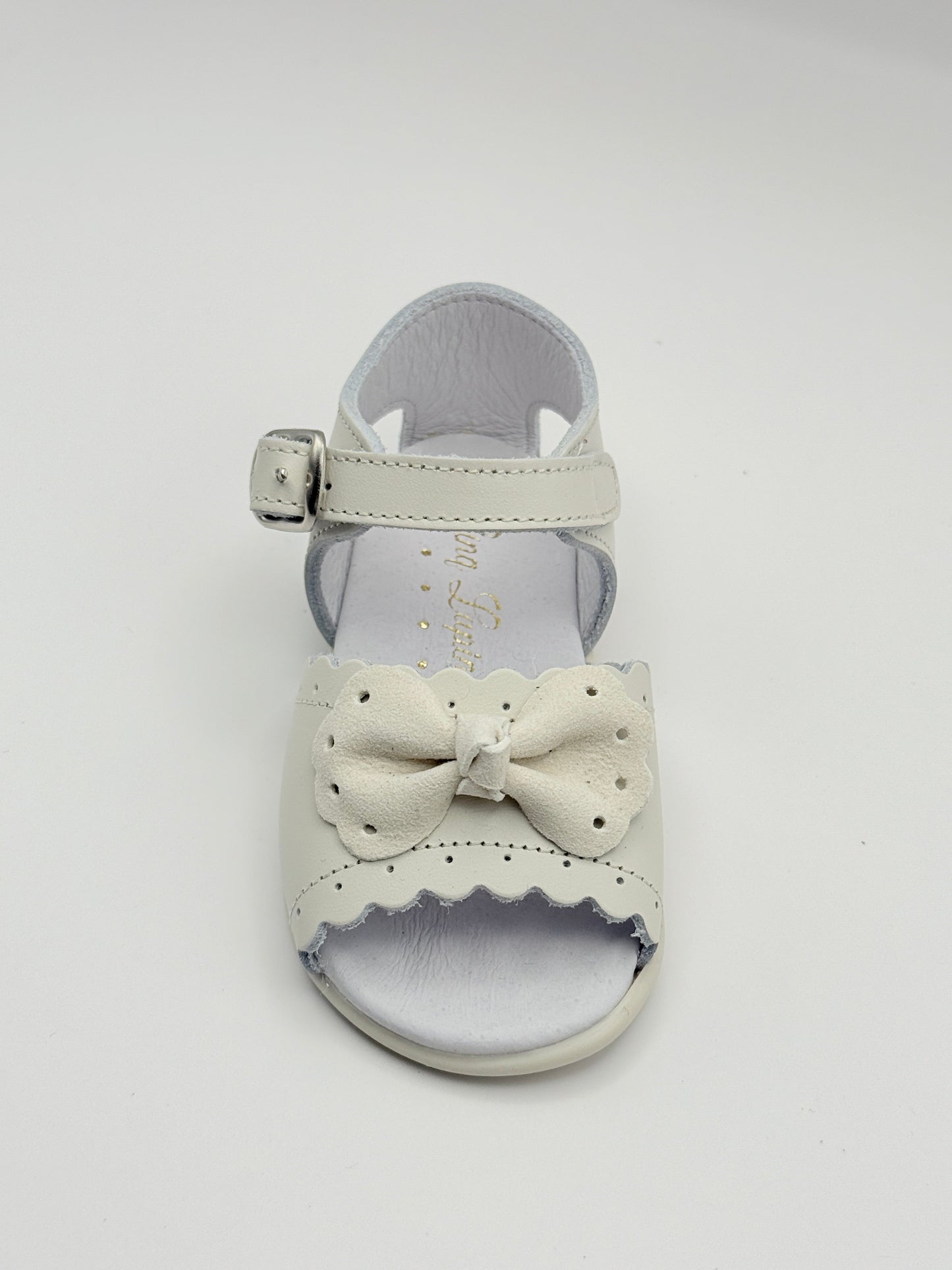 Sandal Scalloped Bow Porcelain