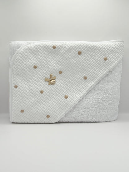 Hooded Towel XL Bopi Khaki