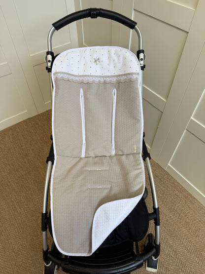 Universal Stroller Liner Dots Grey