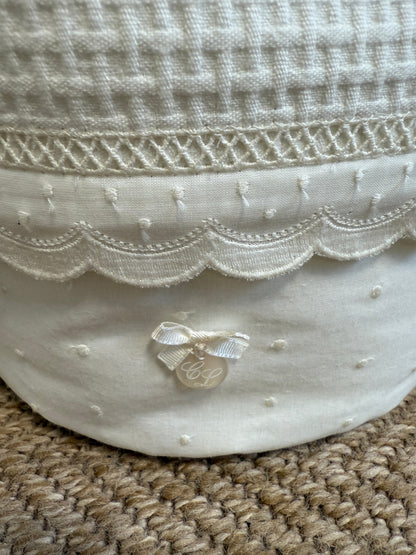 Toiletry Basket Lucia Beige