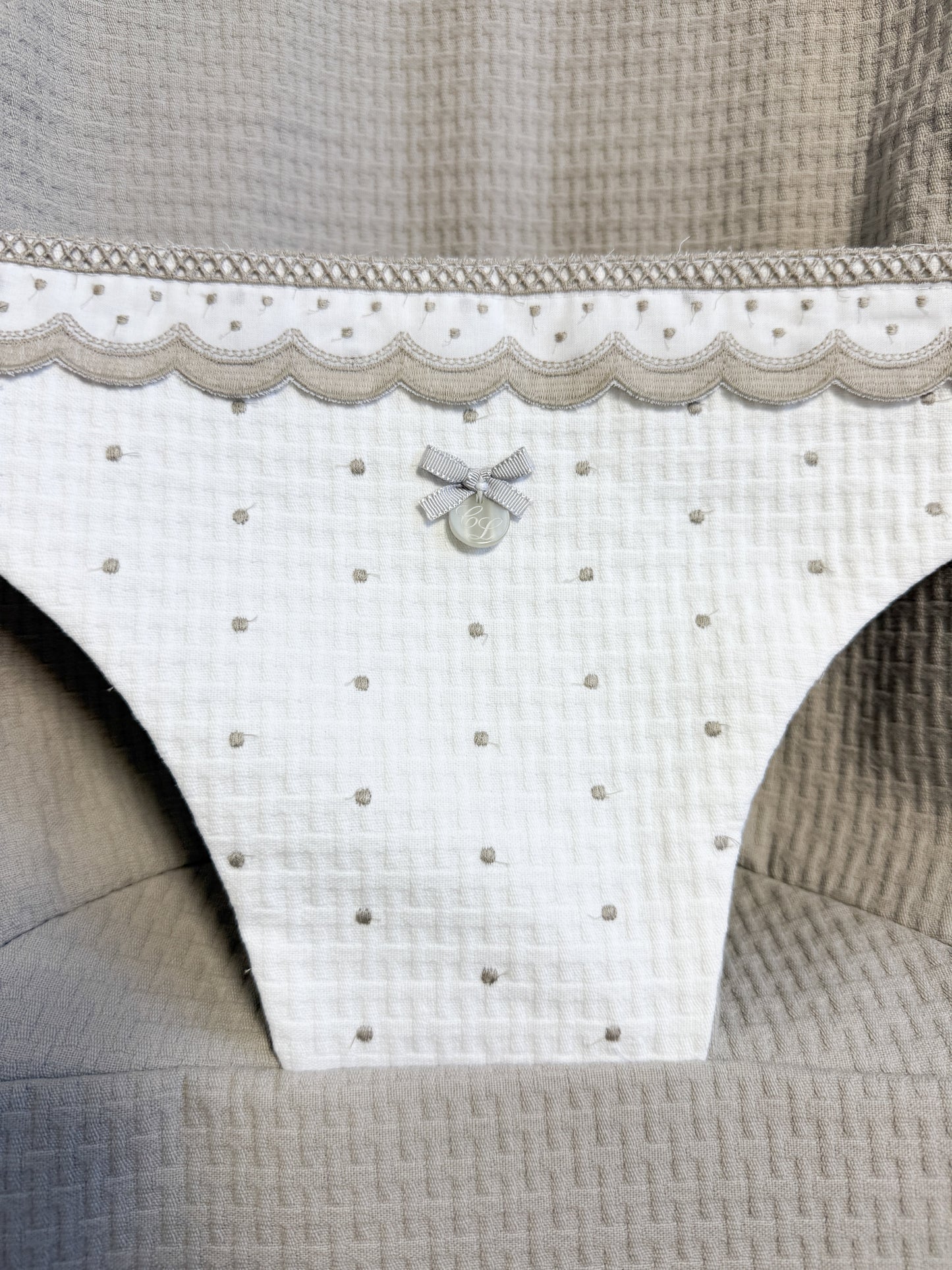 BabyBjorn Bouncer Cover Dots Grey