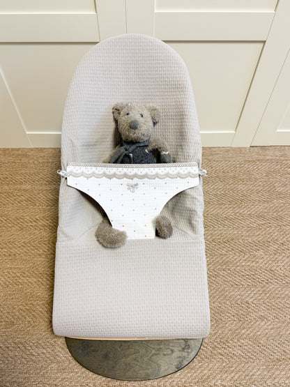 BabyBjorn Bouncer Cover Dots Grey