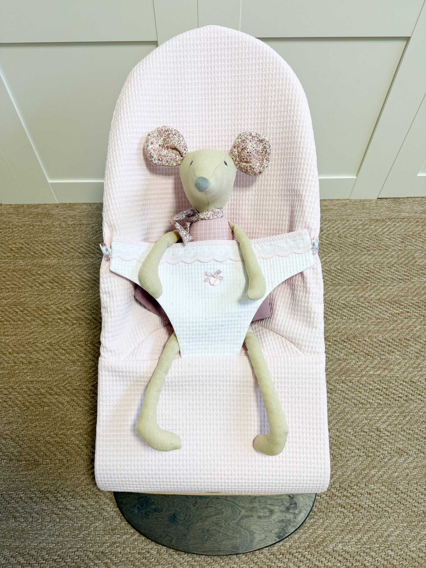 BabyBjorn Bouncer Cover Dots Pink