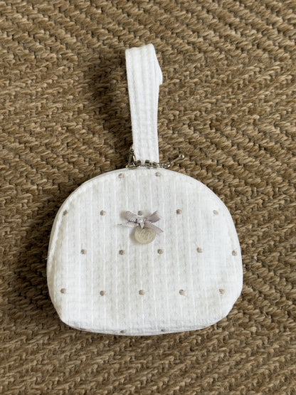 Pacifier Holder Bag Dots