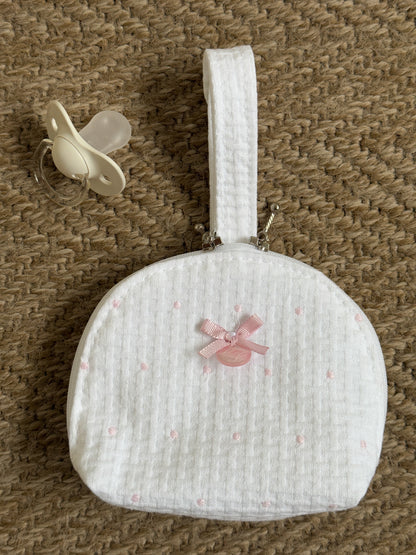 Pacifier Holder Bag Dots