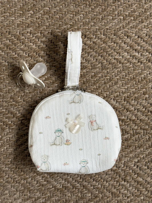 Pacifier Holder Bag Teddy