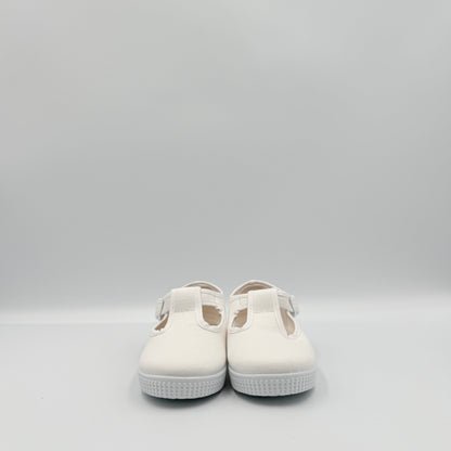 T- Strap 'Naia' White
