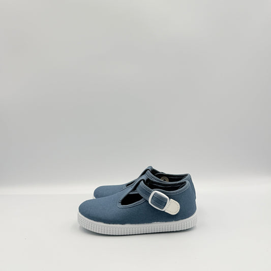 T- Strap 'Naia' Navy