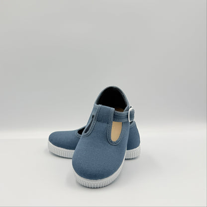 T- Strap 'Naia' Navy