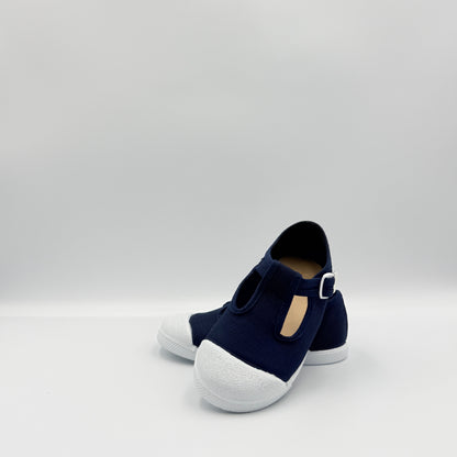 T- Strap 'Cap Toe' Marino