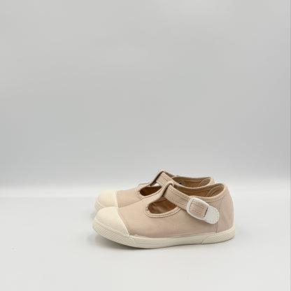 T- Strap ''Cap Toe' Sand