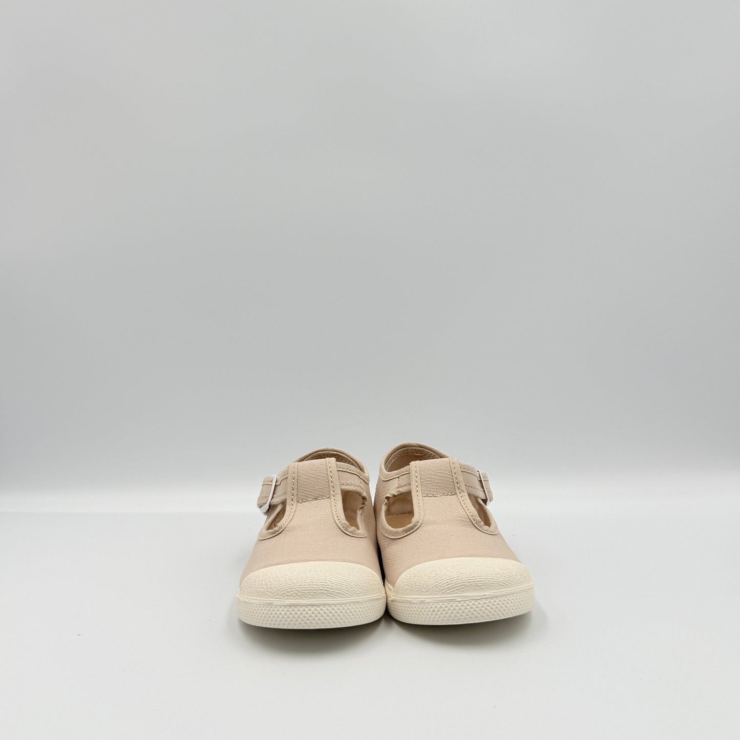 T- Strap ''Cap Toe' Sand