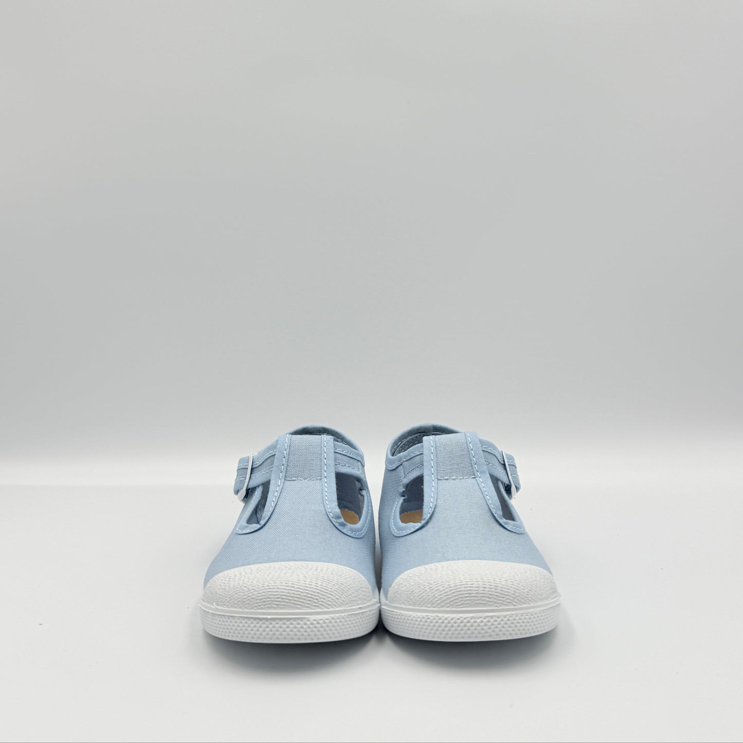 T- Strap 'Cap Toe' Sky Blue