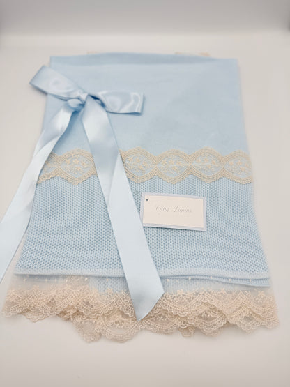 Blanket 'Picos' Blue