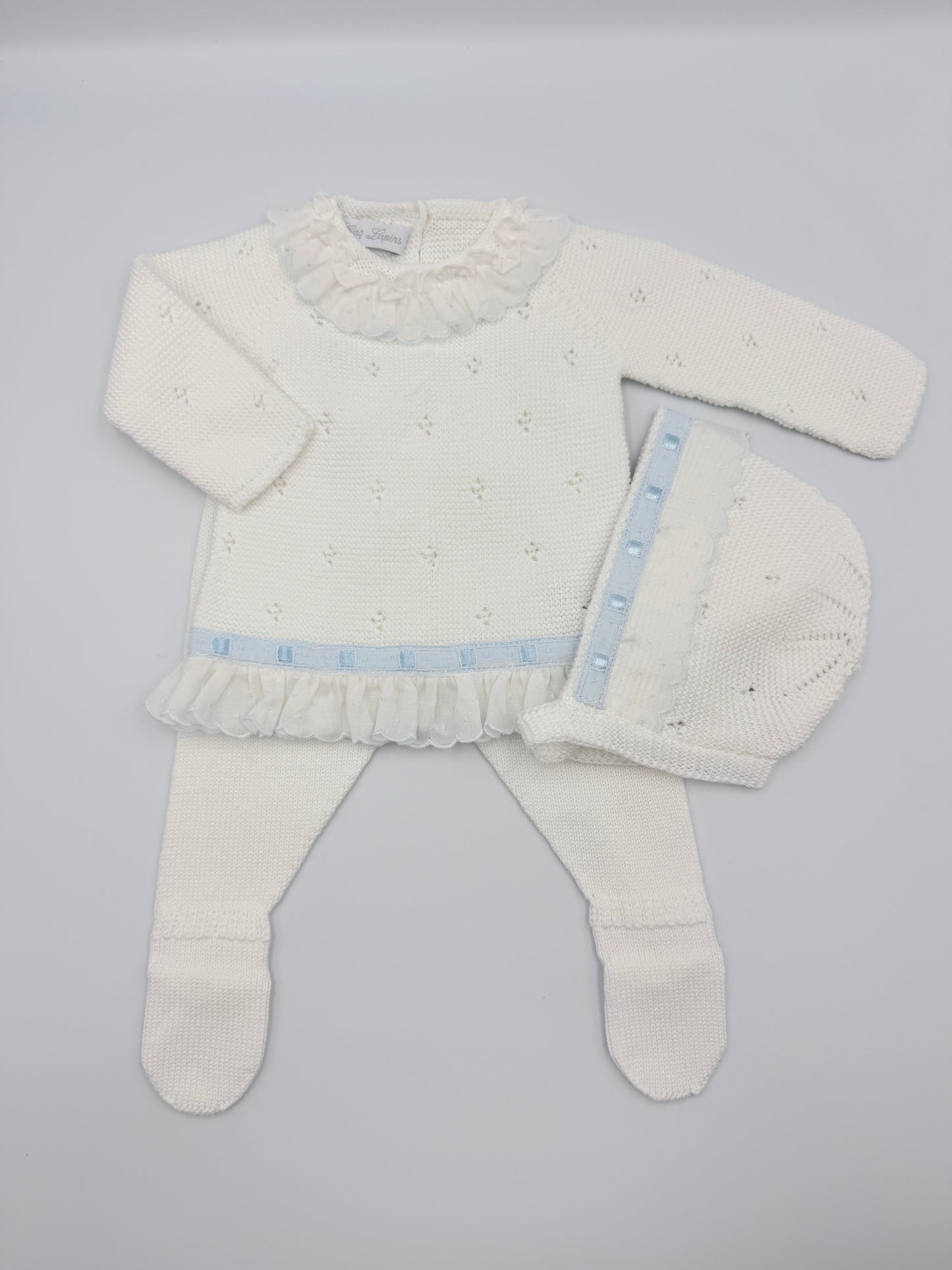 Knit Set 'Pasacintas' White