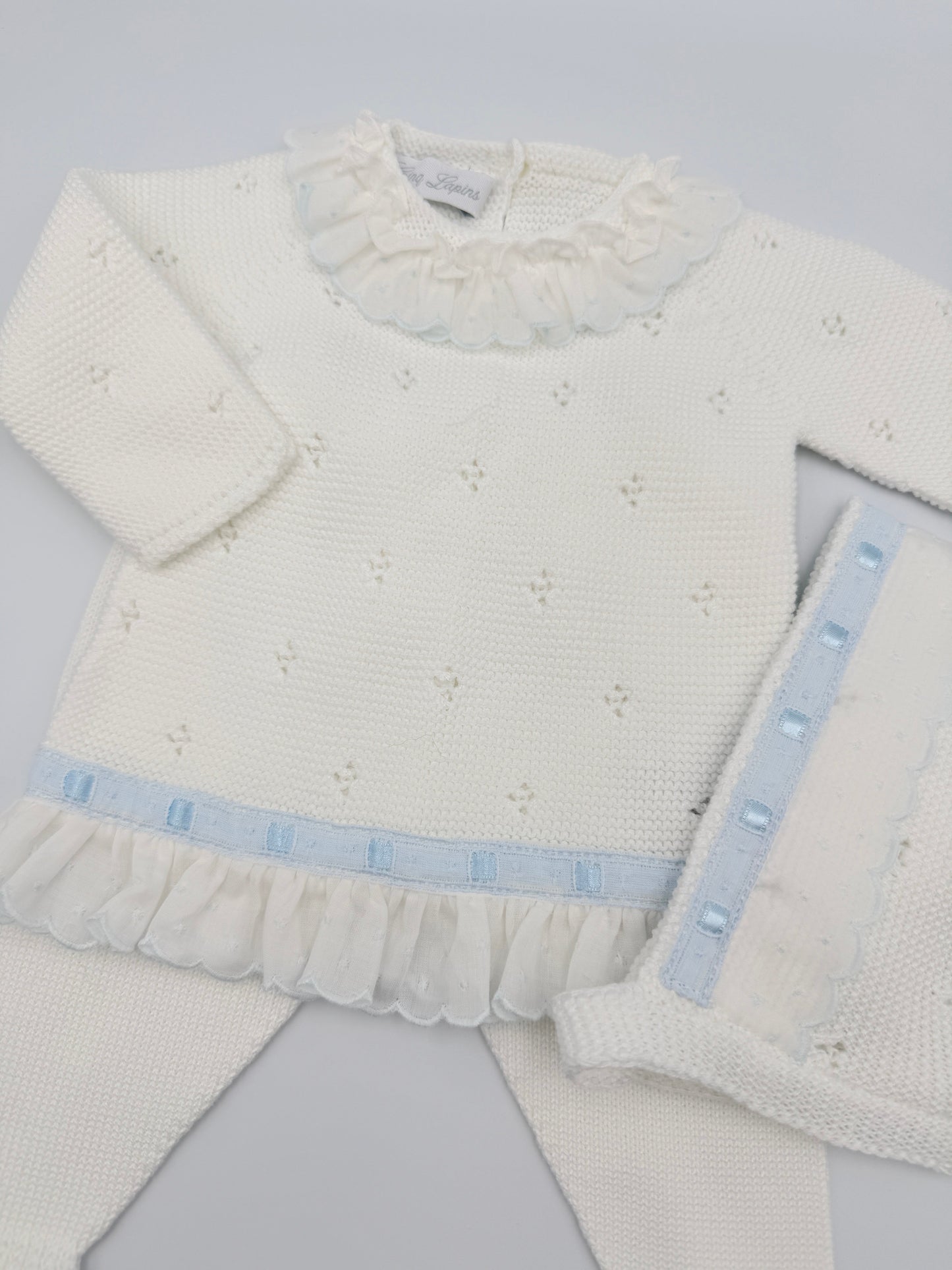 Knit Set 'Pasacintas' White