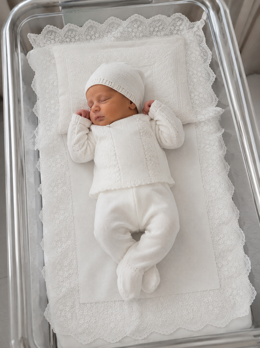 Bassinet Cover 'Picos'- Pillow & Liner