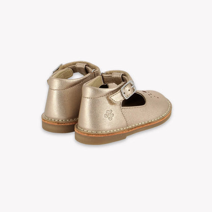 T-strap Leather 'Salo Nappa' Copper