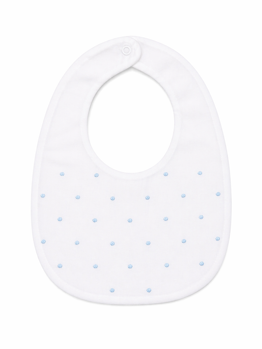 Bib 'Mini Dots' Blue