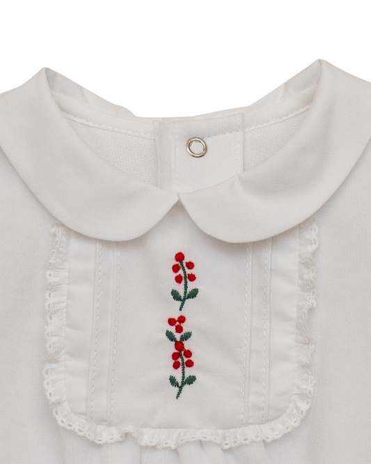 Babygrow Christmas Poinsetta