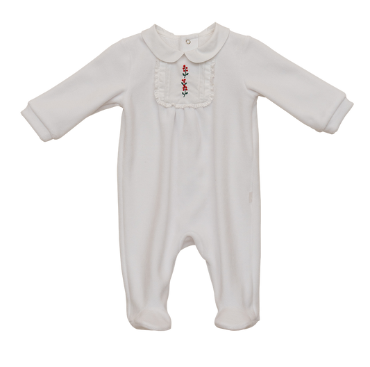 Babygrow Christmas Poinsetta