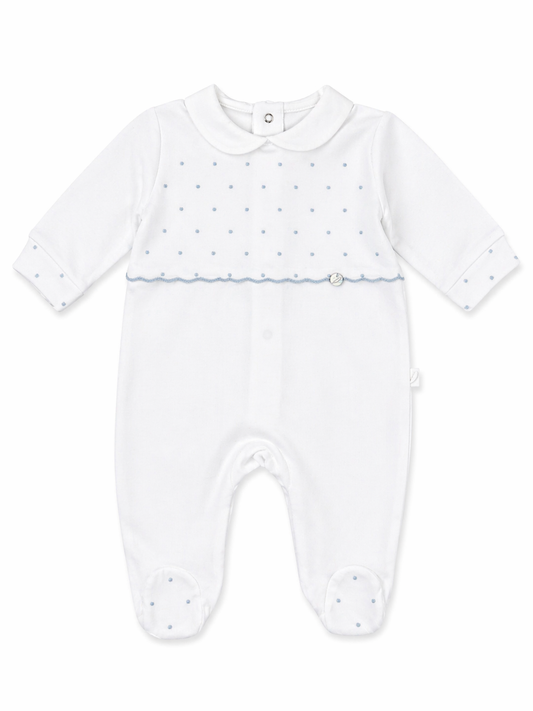 Babygrow 'Mini Dots' Blue