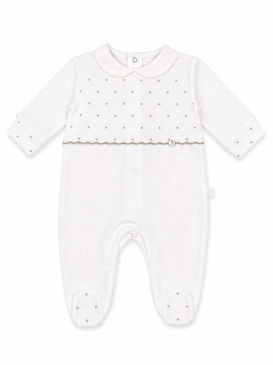 Babygrow 'Mini Dots' Khaki