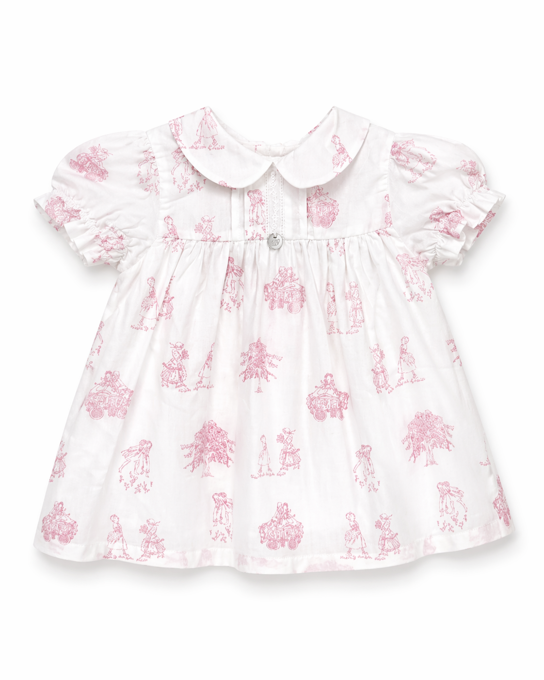 Dress 'Toile de Jouy' Pink